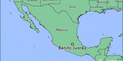 Benito juarez Mexico ramani